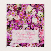 Franse Tuin - Gevouwen Visitekaartje (Binnenkant ongevouwen)