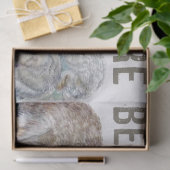 Franse tuin  konijnenkonijn Decoupage Bloom Tissuepapier (Geschenk)