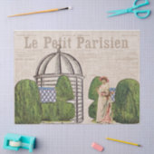 Franse Tuin Lady Collage Decoupage Tissuepapier (Craft)