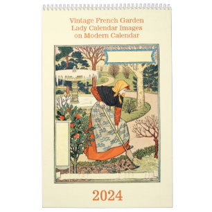 Franse tuin Lady Modern Kalender
