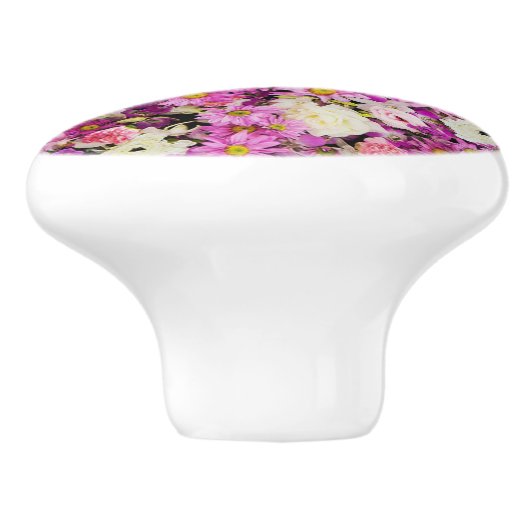 Franse tuin (meer opties) - keramische knop (Zijkant)