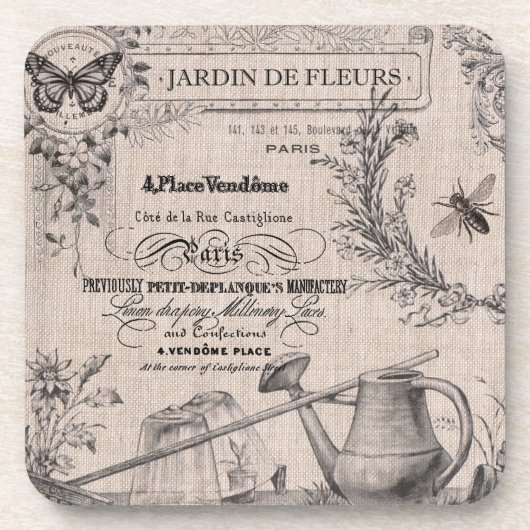 Franse tuin onderzetters (Voorkant)