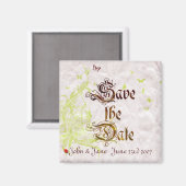 Franse tuin Save the date Magnet (Voorkant / Achterkant)