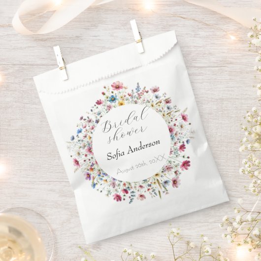 Franse Tuinfeest bloem Bedankzakje (Geknipt)