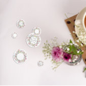 Franse tuinfeest bloemen bruidsdouche confetti