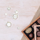 Franse tuinfeest bloemen bruidsdouche confetti