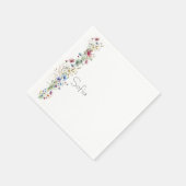 Franse Tuinfeest bloemnaam Servet (Hoek)