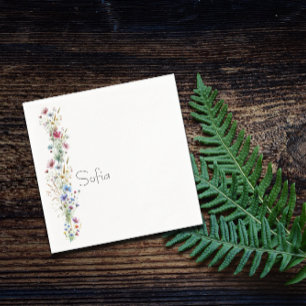 Franse Tuinfeest bloemnaam Servet