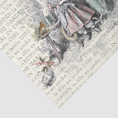 Franse tuinmeisjes kunnen ontspringen tissuepapier (Detail)