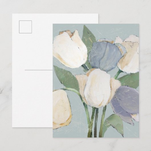 Franse tulpen briefkaart (Voorkant / Achterkant)