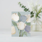 Franse tulpen briefkaart (Staand voorkant)
