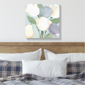 Franse tulpen canvas afdruk (Insitu (Slaapkamer))