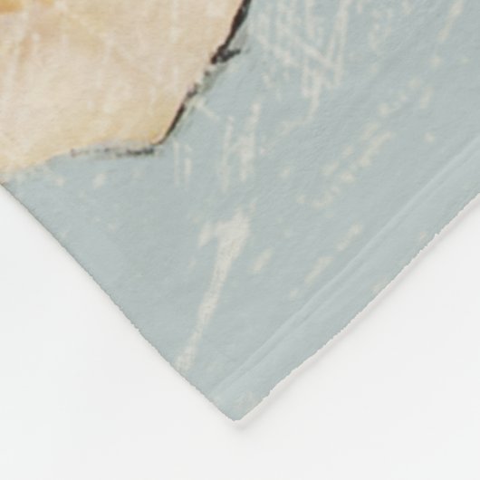 Franse tulpen fleece deken (Hoek)