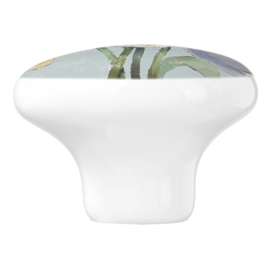 Franse tulpen keramische knop (Zijkant)