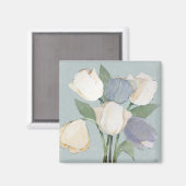 Franse tulpen magneet (Voorkant / Achterkant)