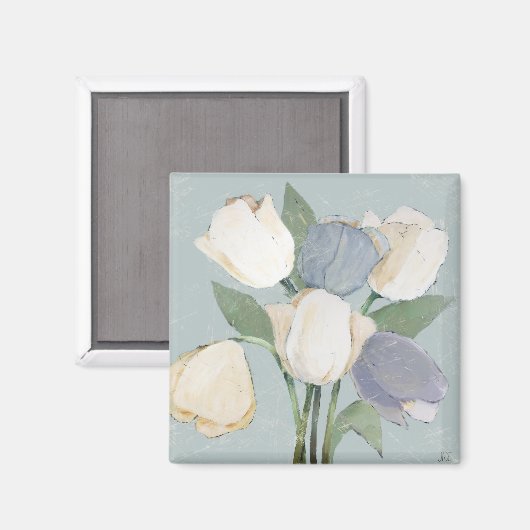 Franse tulpen magneet (Voorkant / Achterkant)