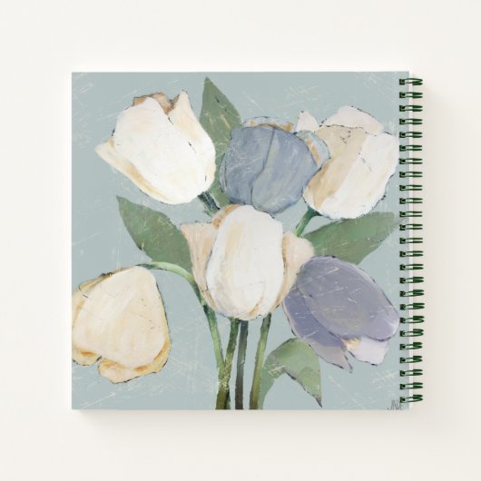 Franse tulpen notitieboek (Achterkant)