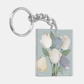 Franse tulpen sleutelhanger (Voorkant Links)