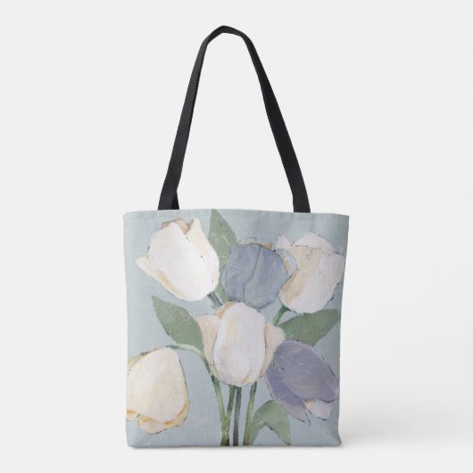 Franse tulpen tote bag (Achterkant)