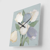 Franse tulpen vierkante klok (Hoek)