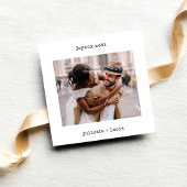 Franse typemachine | Joyeux Noël Kerstfoto Feestdagenkaart