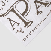  Franse Typografie Decoupage Tekst Craft Tissuepapier