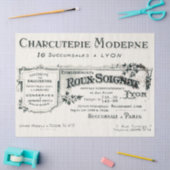  Franse typografie Tissuepapier (Craft)