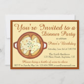 Franse uithonneep voedseldiner-feest Supper Club Kaart (Voorkant)