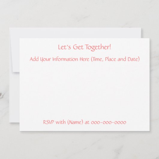 Franse  uitnodiging (Achterkant)