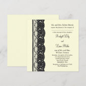 Franse uitnodiging voor weddenschappen van het typ (Voorkant / Achterkant)