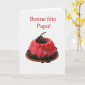 Franse Vaderdag Kaart (Gele Bloem)