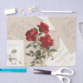  Franse Valentijn Love Letter Red Rose Tissuepapier (Craft)