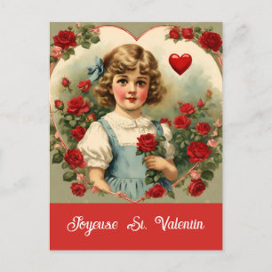 Franse Valentijnsdag Briefkaart