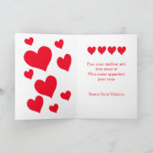 Franse Valentijnsdag Kaart voor mijn liefde (Binnen)