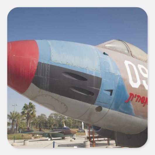 Franse Vautour-bommenwerper Vierkante Sticker (Voorkant)