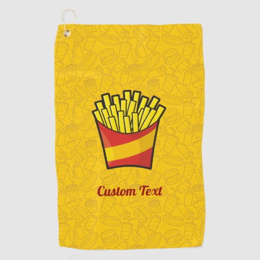 Franse veerboten golfhanddoek (Voorkant)