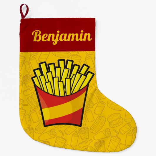 Franse veerboten grote kerstsok (Voorkant)