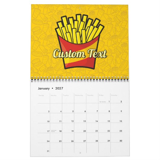 Franse veerboten kalender (Jan 2027)