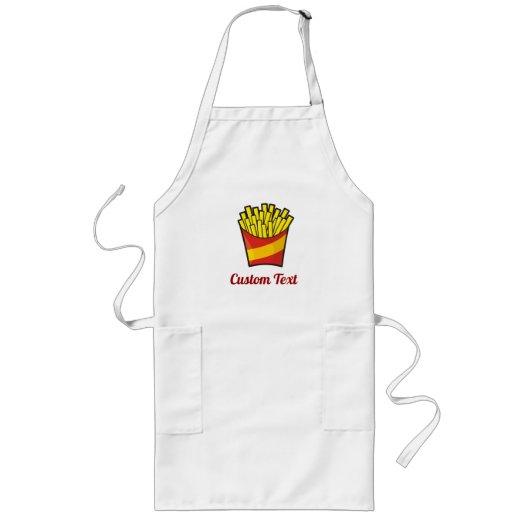 Franse veerboten Long Apron Lang Schort (Voorkant)
