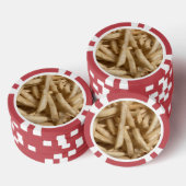 Franse veerboten poker chips (Opstapeling)