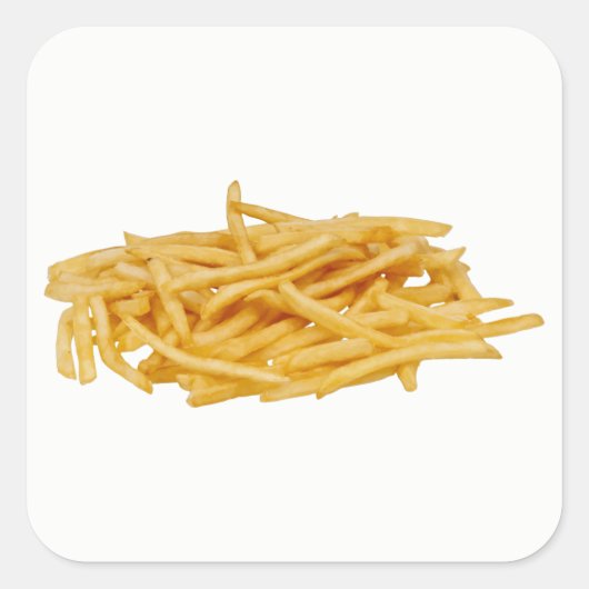 Franse veerboten vierkante sticker (Voorkant)