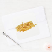Franse veerboten vierkante sticker (Envelop)