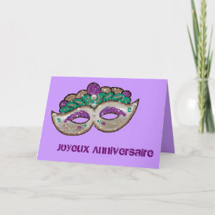 Franse verjaardag kaart