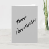 Franse verjaardag kaart (Voorkant)