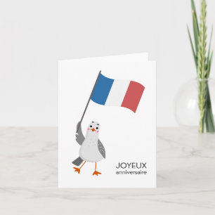 Franse Verjaardag Kaart - Joyeux anniversaire