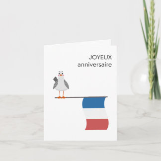 Franse Verjaardag Kaart - Joyeux anniversaire