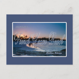 Franse verlofstrand, Eleuthera, Bahamas-Briefkaart Briefkaart
