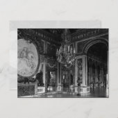 -Franse Versailles-paleis: oorlogshal Briefkaart (Voorkant / Achterkant)
