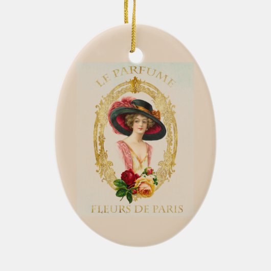 Franse versiering Keramisch Ornament (Achterkant)