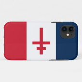 Franse verzetsvlag Franse oorlogssymbool kruis Case-Mate iPhone Case (Achterkant (horizontaal))